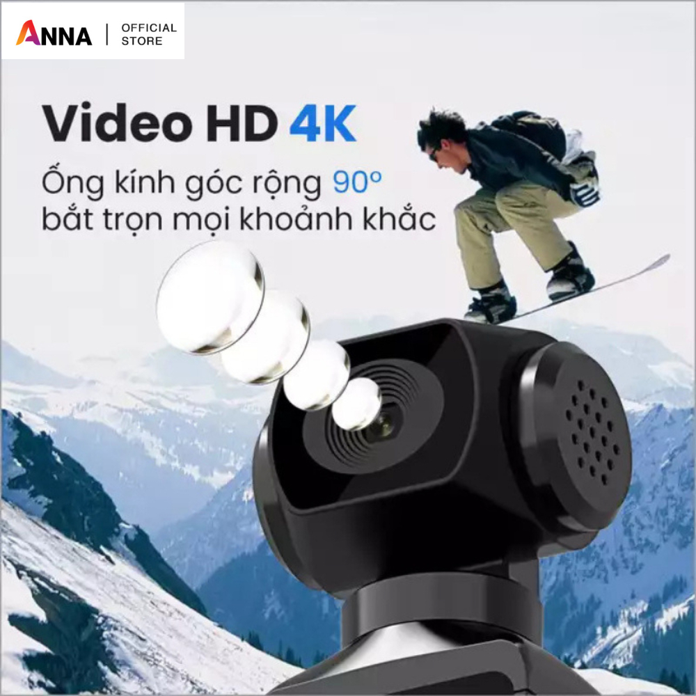 Camera GOPRO POCKET 2 máy quay phim cầm tay camera mini, ống kính xoay 270 độ, chất lượng hình ảnh video sắc nét 4K