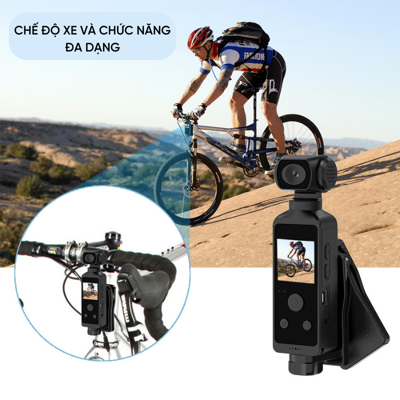 Camera GOPRO POCKET 2 máy quay phim cầm tay camera mini, ống kính xoay 270 độ, chất lượng hình ảnh video sắc nét 4K