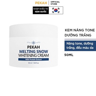 Kem Nâng Tone Dưỡng Trắng Da PEKAH Melting Snow Whitening Cream 50ml