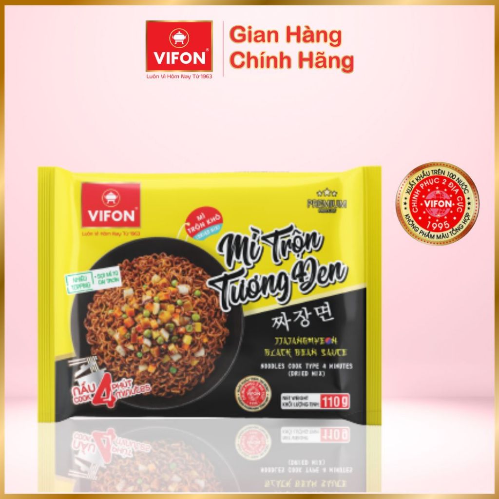 Set 10 gói Mì Bò Cay/Bò Kim Chi Cay/Trứng muối cay/Hải sản cay/ trộn tương đen 105gr