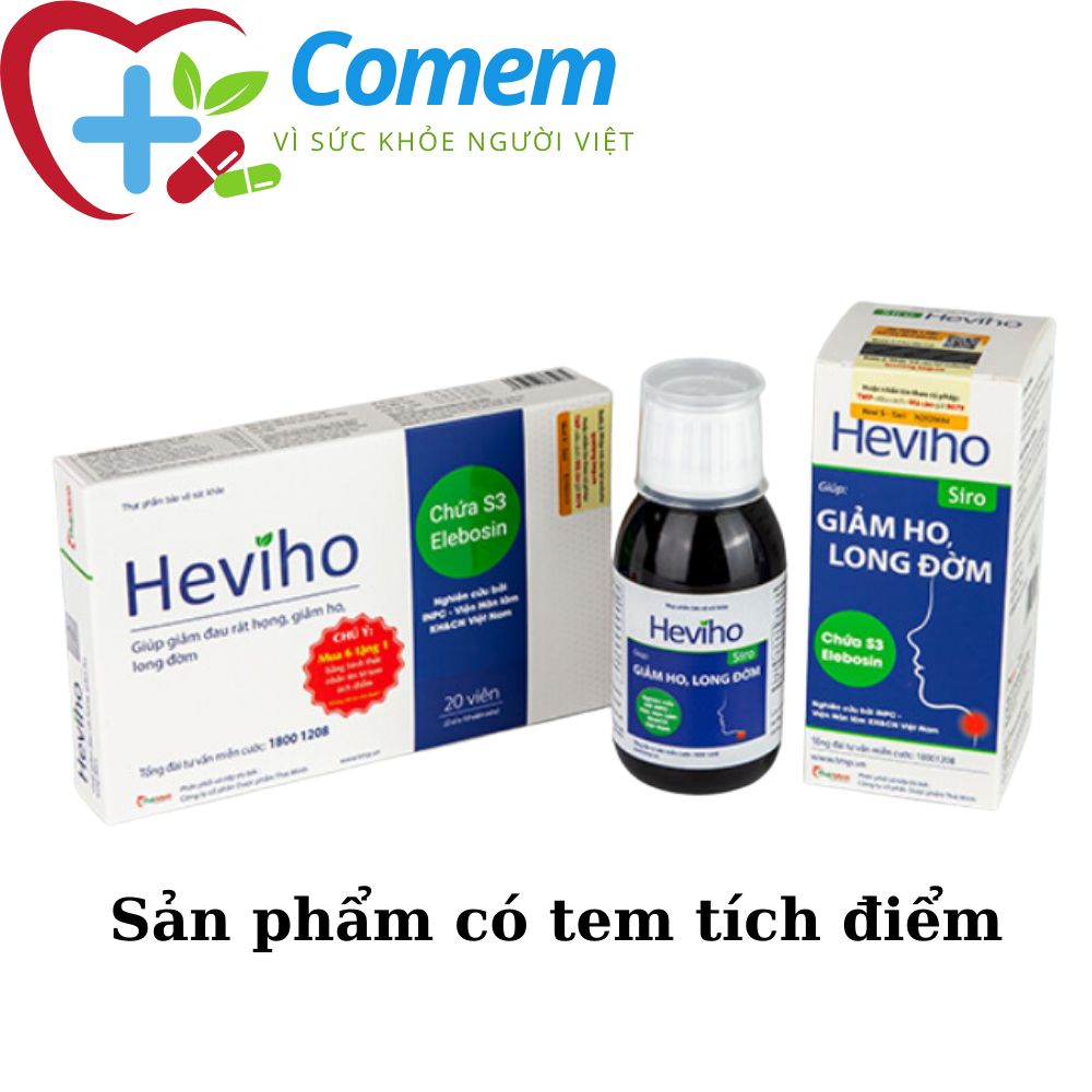 Viên uống Heviho - Hỗ trợ điều trị viêm đường hô hấp cấp và mãn tính