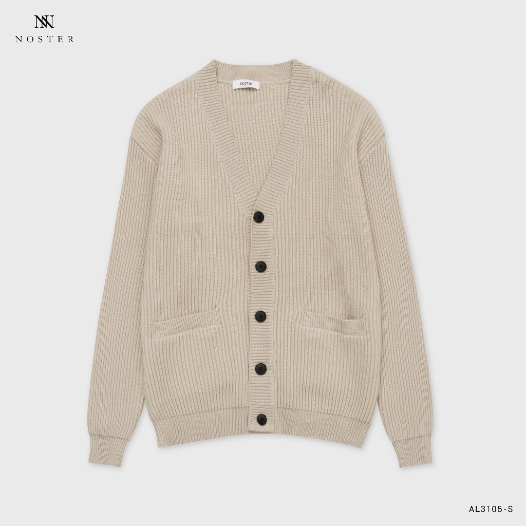Áo Cardigan, chất vải len, phom dáng hàn đẹp - Thương hiệu Noster AL3105