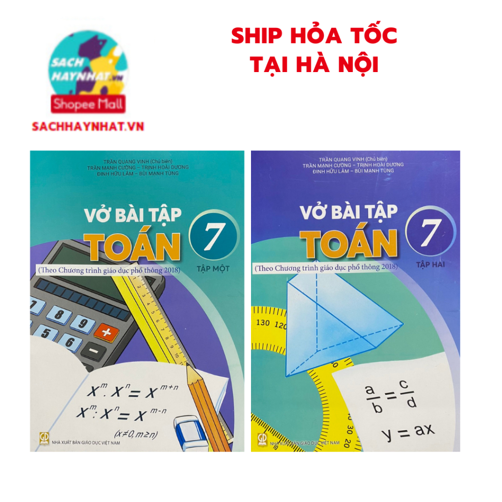 Sách - Vở bài tập toán 7  - lẻ tùy chọn