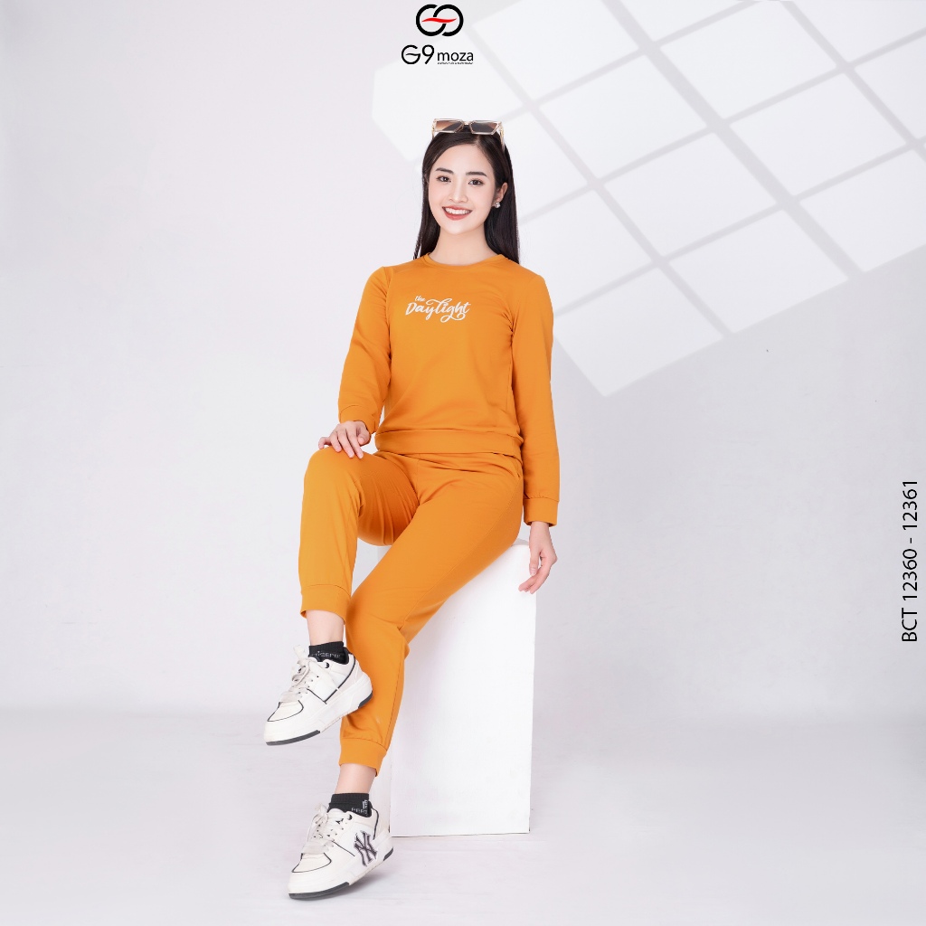 Bộ Cotoon G9moza 12360 - 12361 với chất liệu da cá tạo nên phong cách trẻ trung năng động