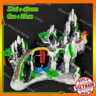 Mô hình núi - hòn non bộ - trang trí bể cá mẫu số 60