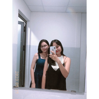 Pass đầm da hai dây thời trang mùa hè