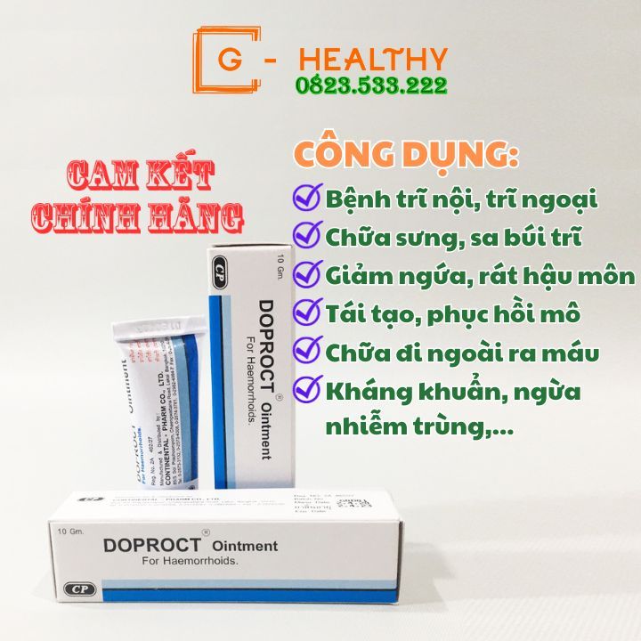 Kem Bôi & Viên Đặt Teo Trĩ Thái Lan DOPROCT
