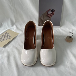 Giày Cao Gót Pong Shoes Đế 7 Phân- Full Box- Mã 1550