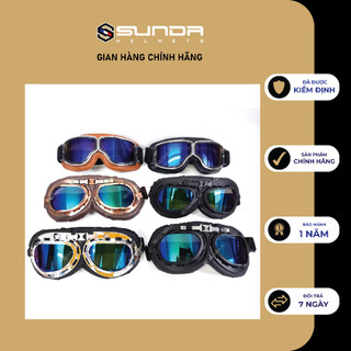 Kính phi công gắn mũ bảo hiểm SUNDA CA-105B