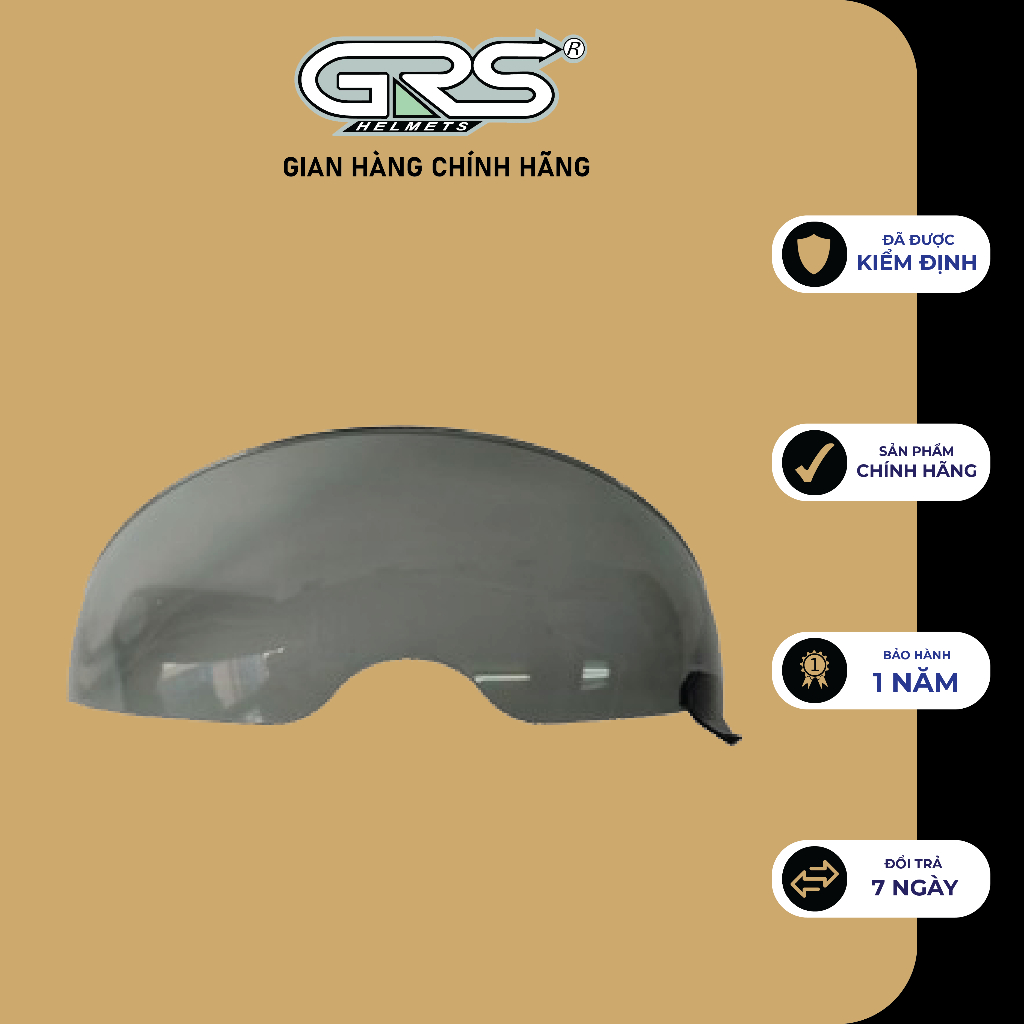 Kính rời thay thế mũ bảo hiểm GRS A966k