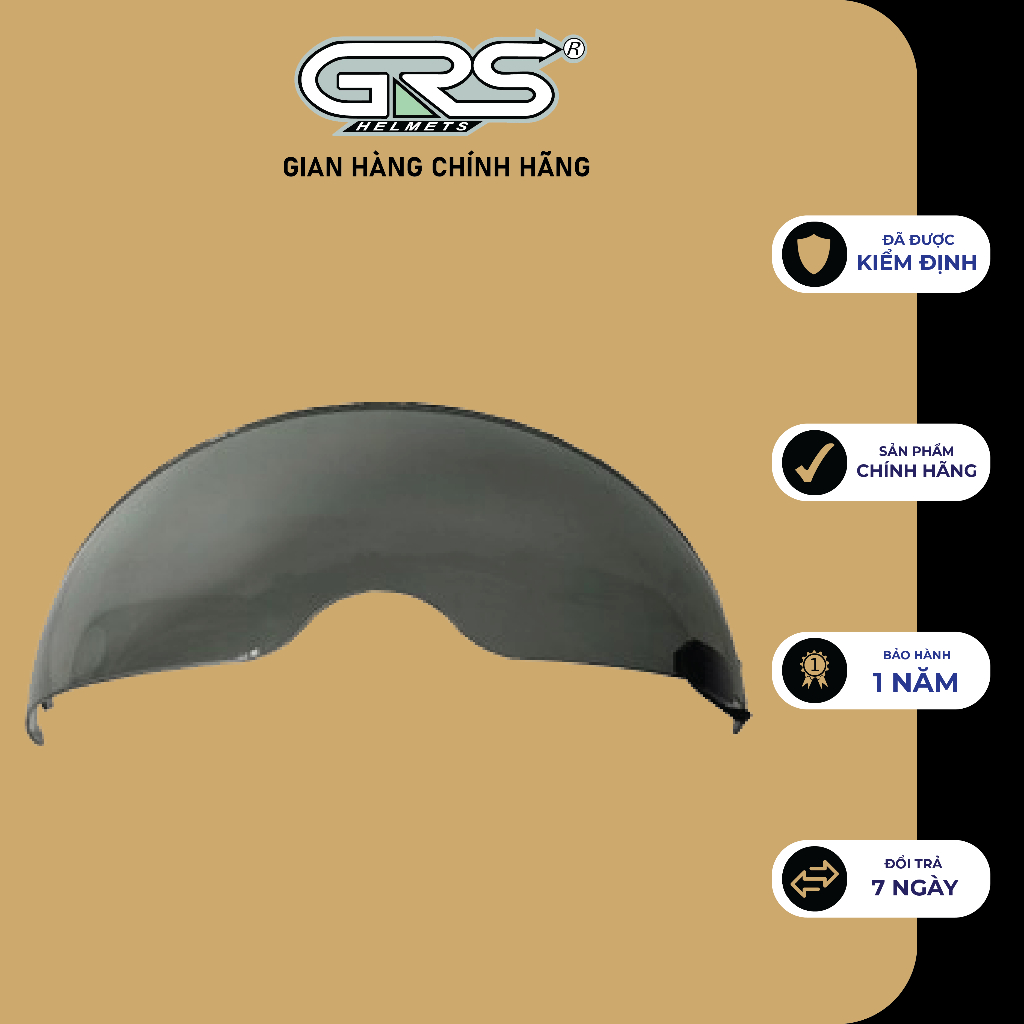 Kính rời thay thế mũ bảo hiểm GRS A966k