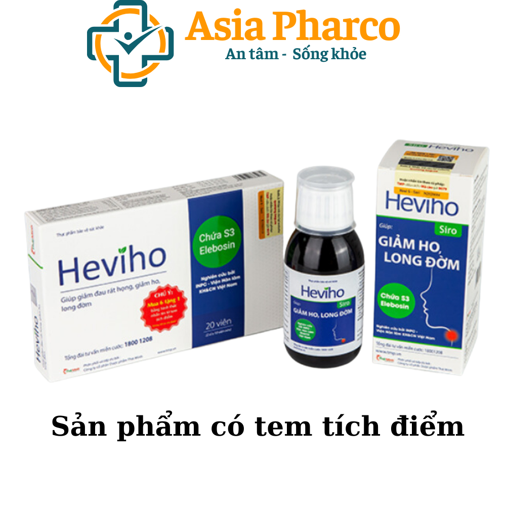 Viên uống Heviho - Hỗ trợ điều trị viêm đường hô hấp cấp và mãn tính