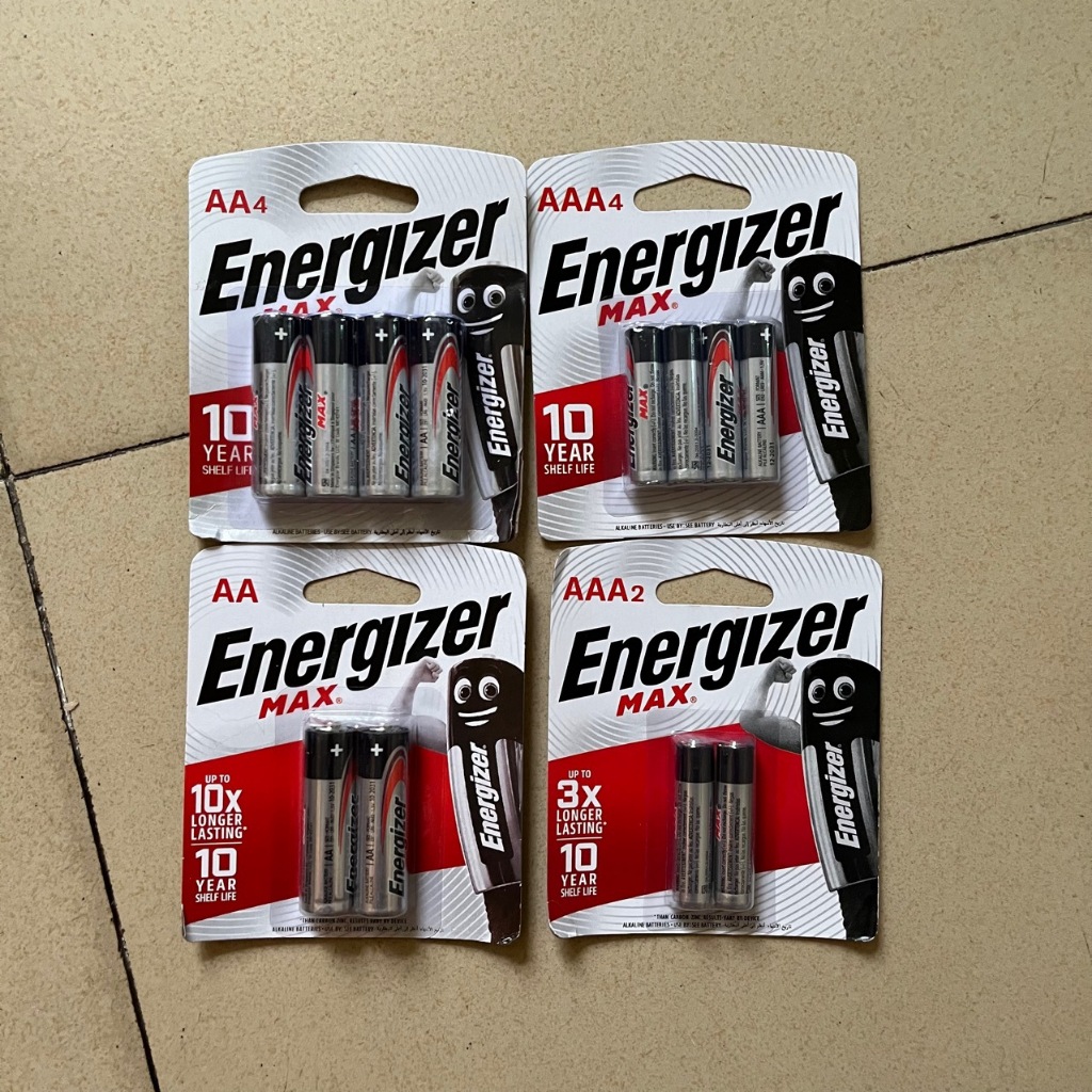 Pin AA 1,5V Energizer Max, Pin tiểu AA 4 chính hãng sản xuất Singapore