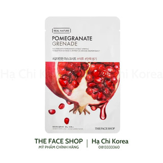 Mặt nạ lựu Real Nature Mask Pomegranate The Face Shop
