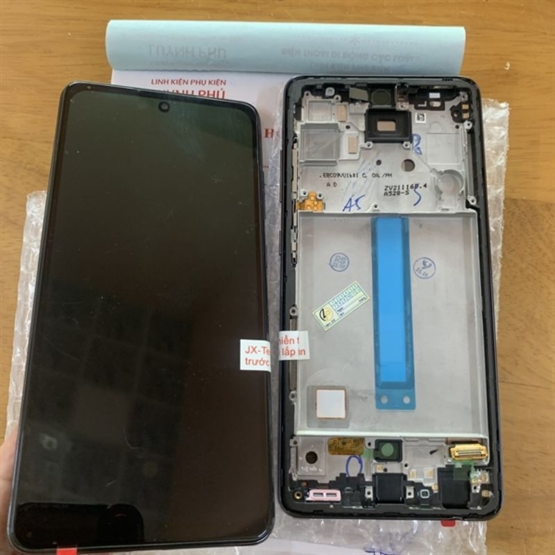 Màn hình samsung A52 4G A52 5G A52S OLED phôi to khung và zin rời