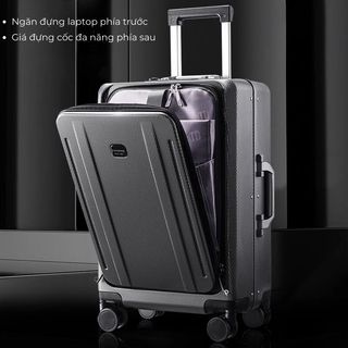 Vali du lịch, vali xách tay công tác 18inch vật liệu ABS cao cấp, khóa hải quan PR162