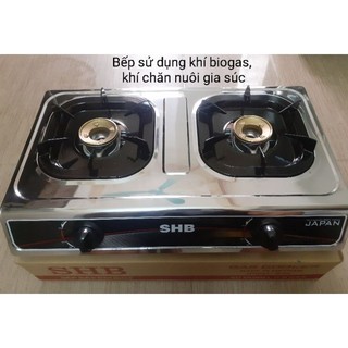 Bếp biogas chén đồng ( đánh lửa tự động) sử dụng khí sinh học bioga, khí chăn nuôi