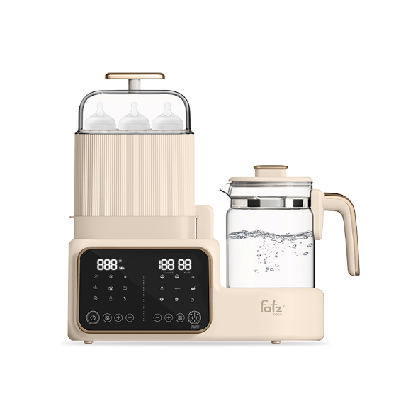Máy Tiệt Trùng Sấy Khô, Hâm Nước Pha Sữa, Nấu Cháo Đa Năng FATZ BABY MULTIMAX 3 / 7 - Bảo hành 24 tháng