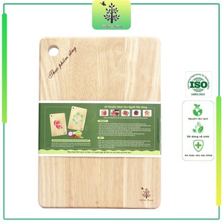 Bộ 2 thớt gỗ dùng cho thực phẩm sống và chín Đức Thành 05331