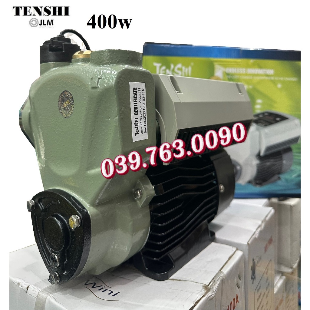 Máy bơm tăng áp biến tần Shirai/Tenshi IJLm – 400AP