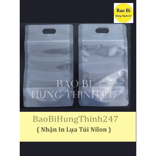 100 Túi zipper trà sữa - trà chanh - túi zip trong đáy đứng có quai xách_BAOBIHUNGTHINH247_NHẬN IN GIA CÔNG CÁC LOẠI TÚI