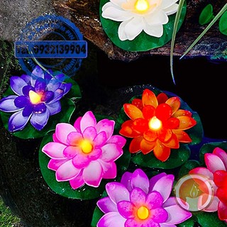 Đèn hoa đăng hình hoa sen điện tử [LẮP SẴN PIN]