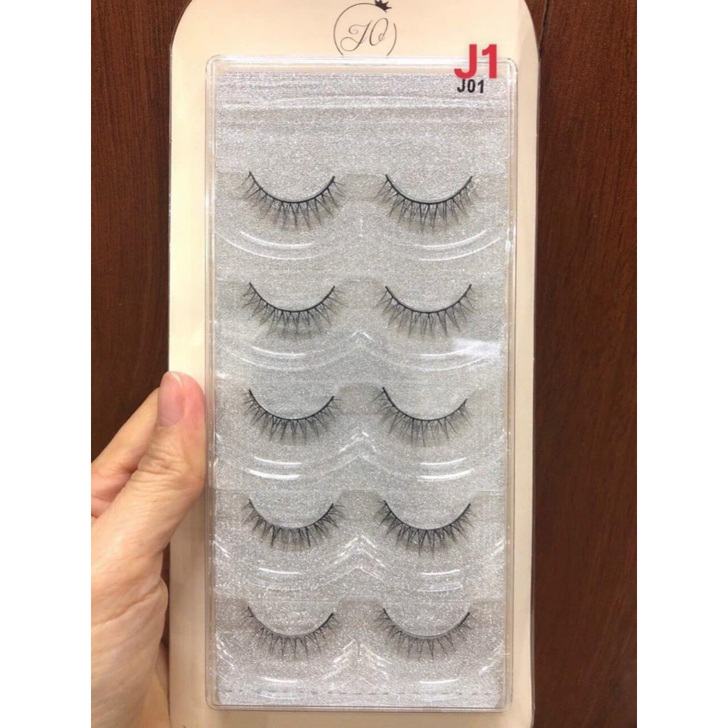 Mi giả Jo 5 cặp tự nhiên