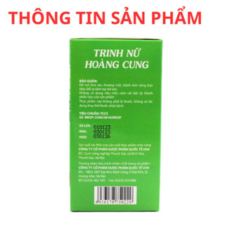 Viên uống trinh nữ hoàng cung hỗ trợ giảm u xơ, u nang