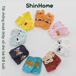 Tất chống trượt thấp cổ hoạt hình cho bé trai bé gái sơ sinh từ 0 - 2 tuổi ShinHome Baby