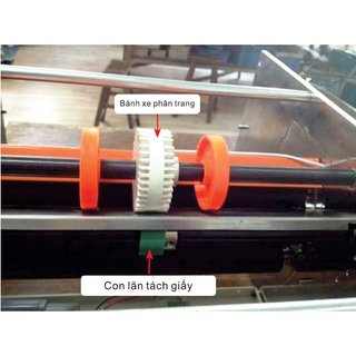 Bánh xe phân trang máy gấp toa