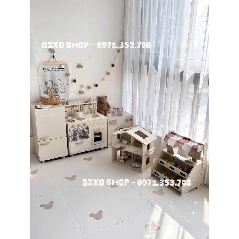 Đồ chơi nhà bếp bằng gỗ Zara Home phong cách Hàn cho bé - Biko Shop