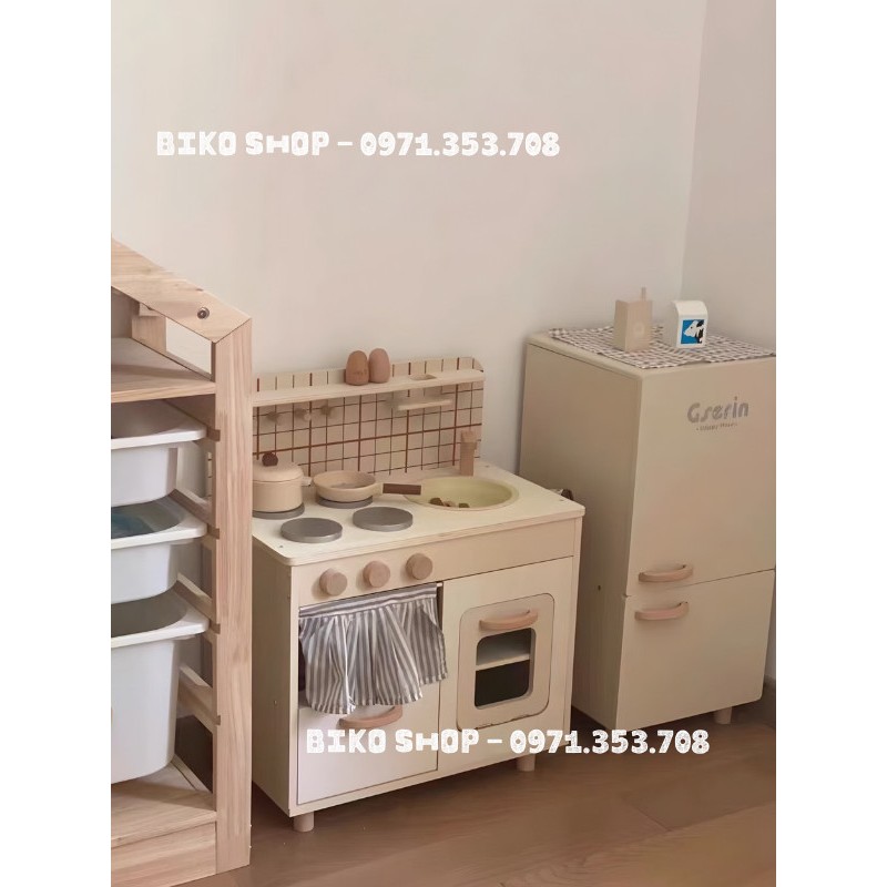 Đồ chơi nhà bếp bằng gỗ Zara Home phong cách Hàn cho bé - Biko Shop