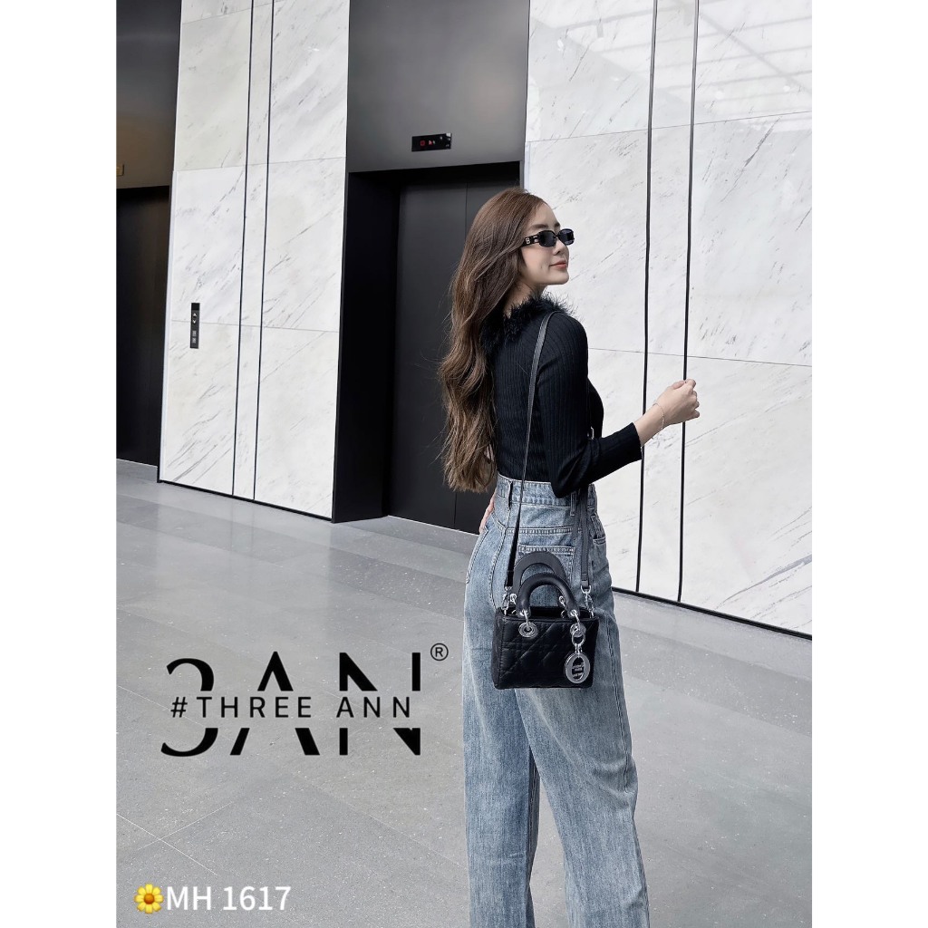 Quần jeans ống suông 3AN   HÀNG LOẠI 1 ⚡ Quần bò ống đứng suông form dài basic hách dáng dành cho nữ