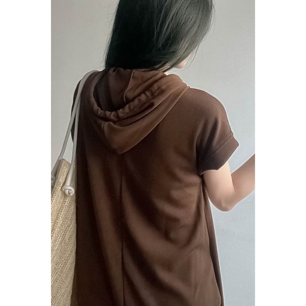 Váy suông chất nỉ tăm dáng dài tay hến - Retrostyle- Vaysuongtam489_P3K1