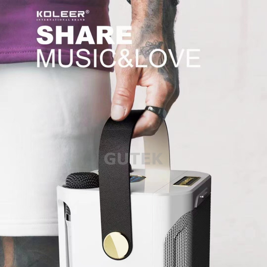 Loa Karaoke Bluetooth Cao Cấp Gutek S882 Kèm 2 Mic Hát Không Dây Âm Thanh Hay Siêu Trầm Công Suất Lớ