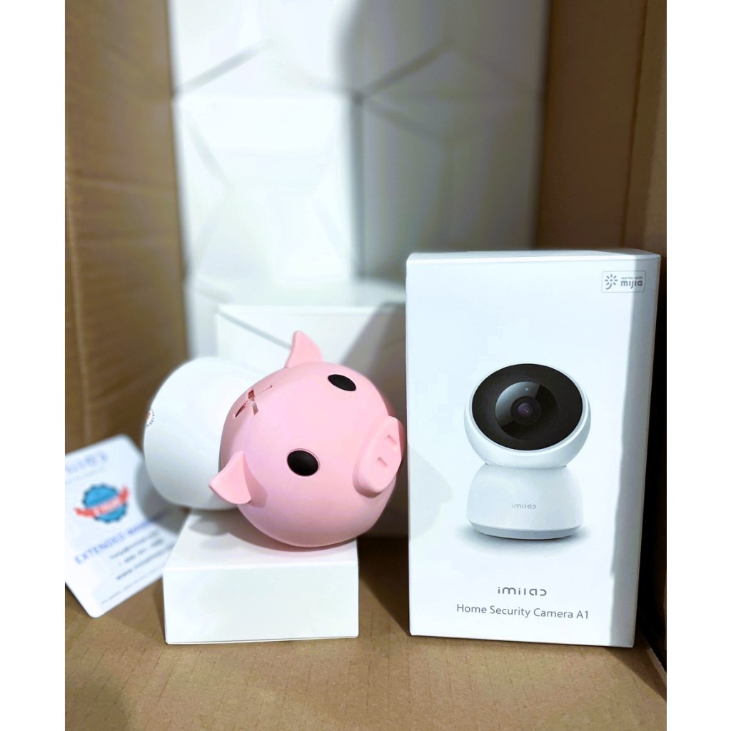 Bọc silicone hình heo hồng dễ thương cho camera XM Imilab C21 , C20, 2k A1 và c400