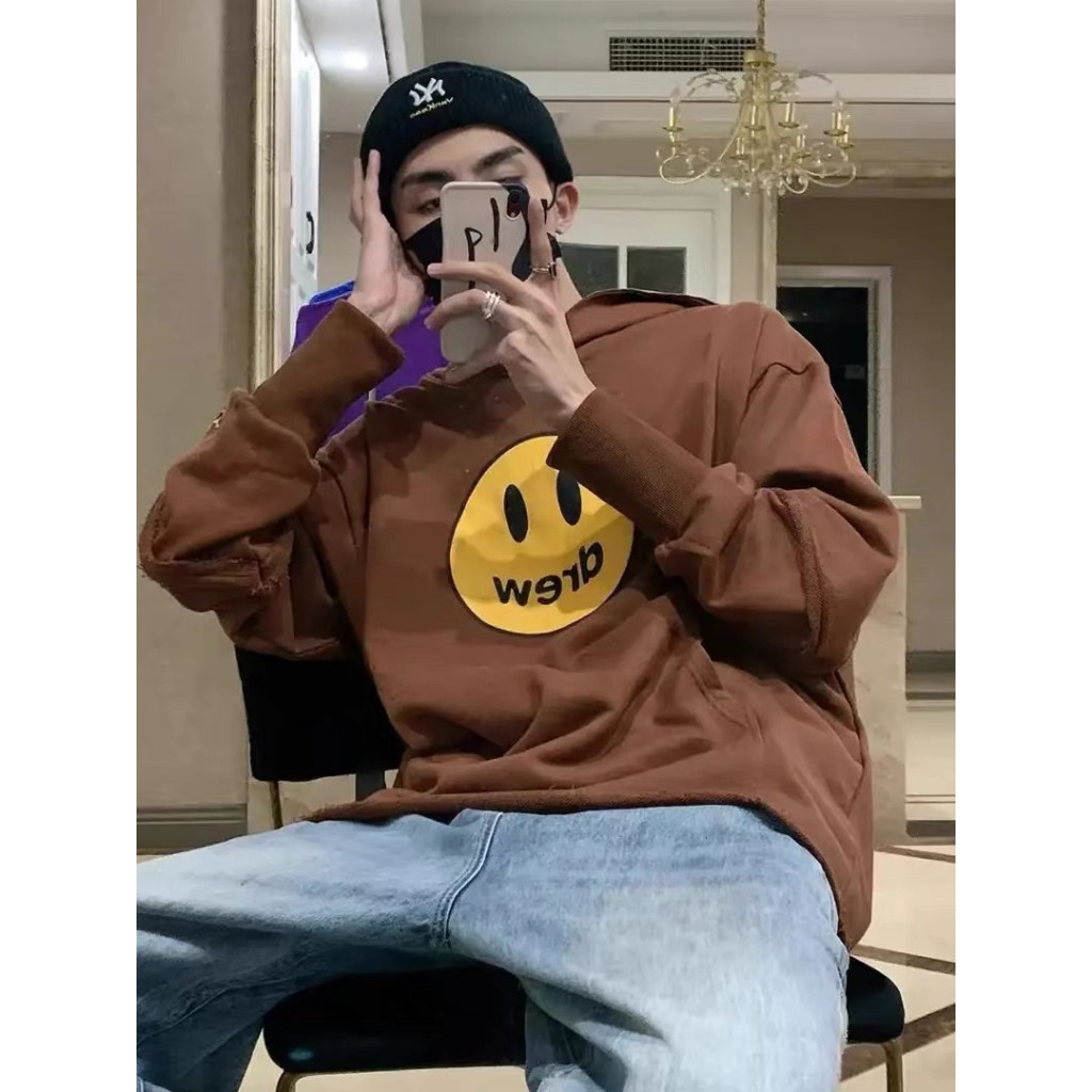 Áo hoodie thu đông Drew nam nữ, chất nỉ tàu dầy dặn không xù , mũ 2 lớp, thời trang otisstore.vn