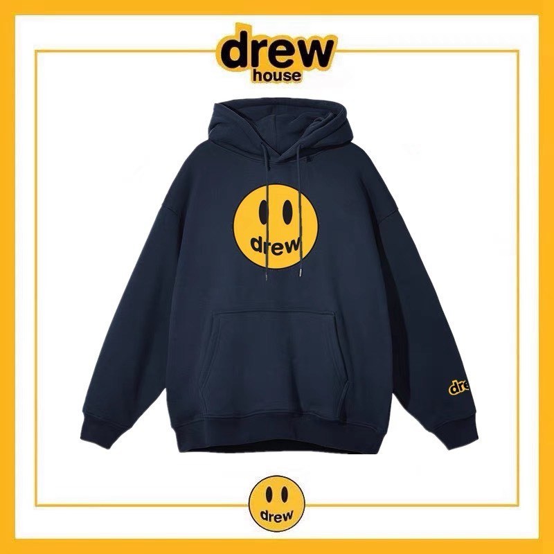 Áo hoodie thu đông Drew nam nữ, chất nỉ tàu dầy dặn không xù , mũ 2 lớp, thời trang otisstore.vn
