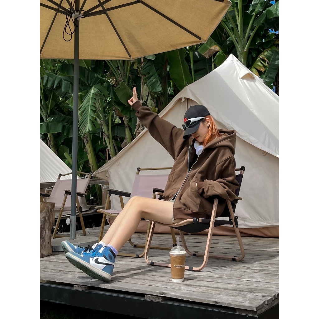 Áo Hoodie zip trơn FROM BOXY HOGOTO CLUB , áo hoodie nam nữ nỉ bông cotton