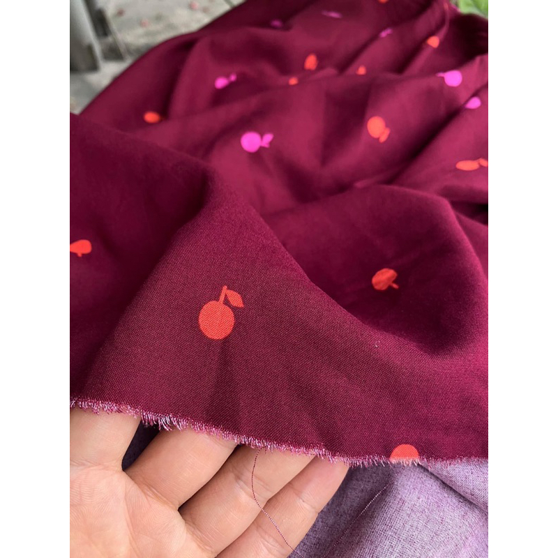 Vải Lanh  hoa nhí