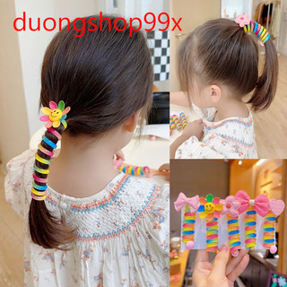 Dây buộc tóc dạng xoắn lò xo xinh xắn cho bé gái- duongshop9x
