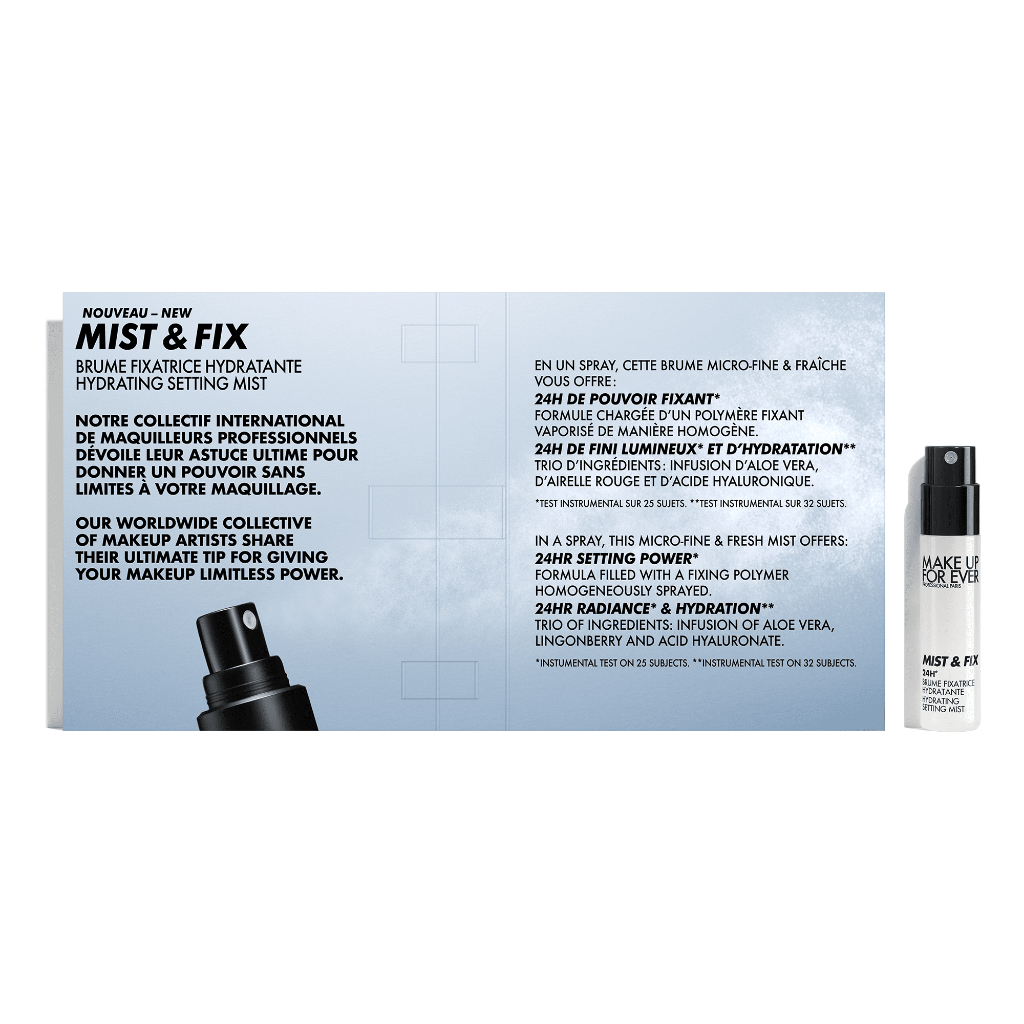 [Hàng tặng không bán] Sample Xịt khóa Mist & Fix Make Up Setting Spray 1.2ml