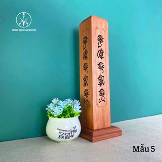 Đế cắm nhang, đế xông trầm, đế cắm hương bằng gỗ cao cấp chạm khắc tinh xảo