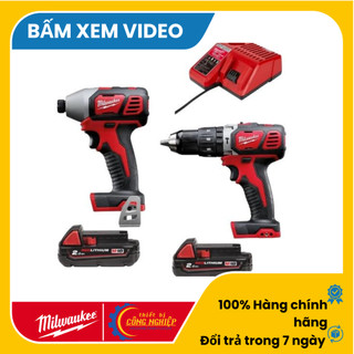 Máy khoan pin 18v m18 bpd + máy vặn vít 18v m18 bid gồm thân máy pin sạc. bảo hành 12 tháng hàng chính hãng