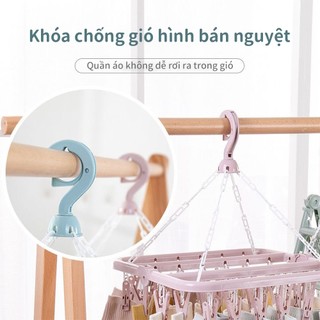 [MKB Gift] Móc 32 Kẹp Treo Phơi Quần