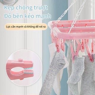 [MKB Gift] Móc 32 Kẹp Treo Phơi Quần