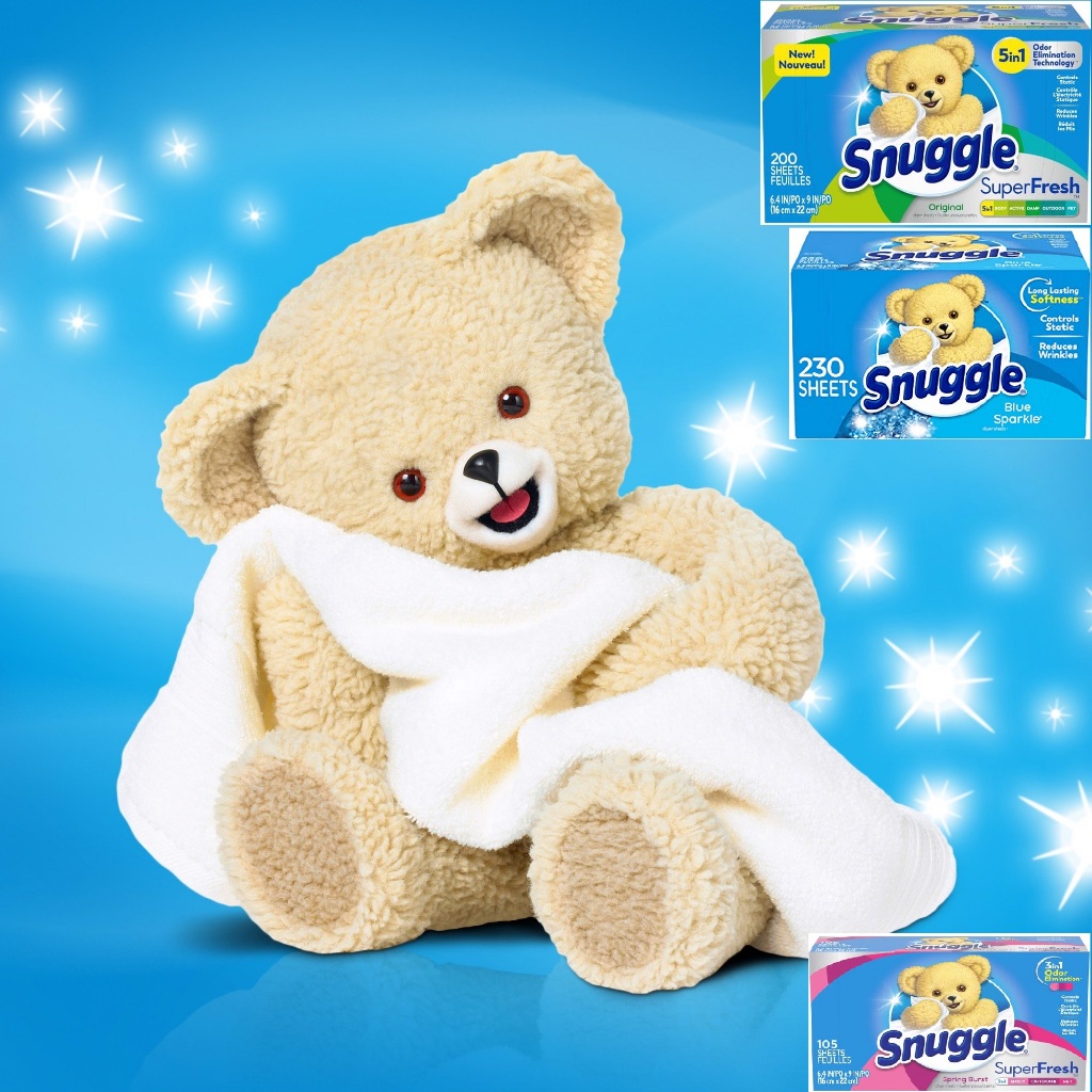 Giấy thơm sấy quần áo, làm mềm vải, giảm tĩnh điện Snuggle - Chuẩn Mỹ