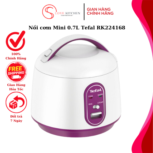 Nồi cơm điện cơ Mini Tefal RK224168 - 0.7L 300W, Cao Tần 0.7 lít RK604165