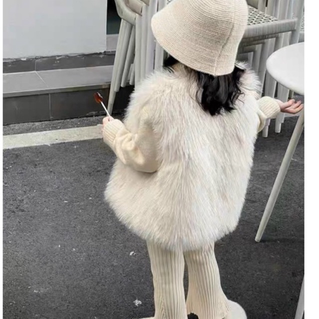 Áo di lê lông đẳng cấp xịn xò cho bé gái