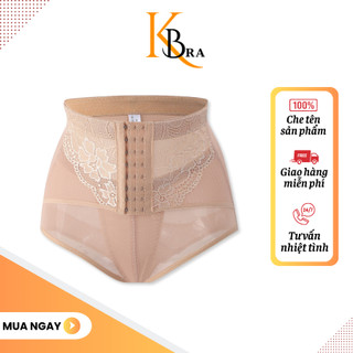Gen nịt bụng cài khuy định hình sau sinh giúp eo thon gọn KBRA 668